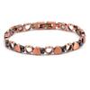 Versatile Women's Red Copper Heart Magnetic Therapy Bracelet