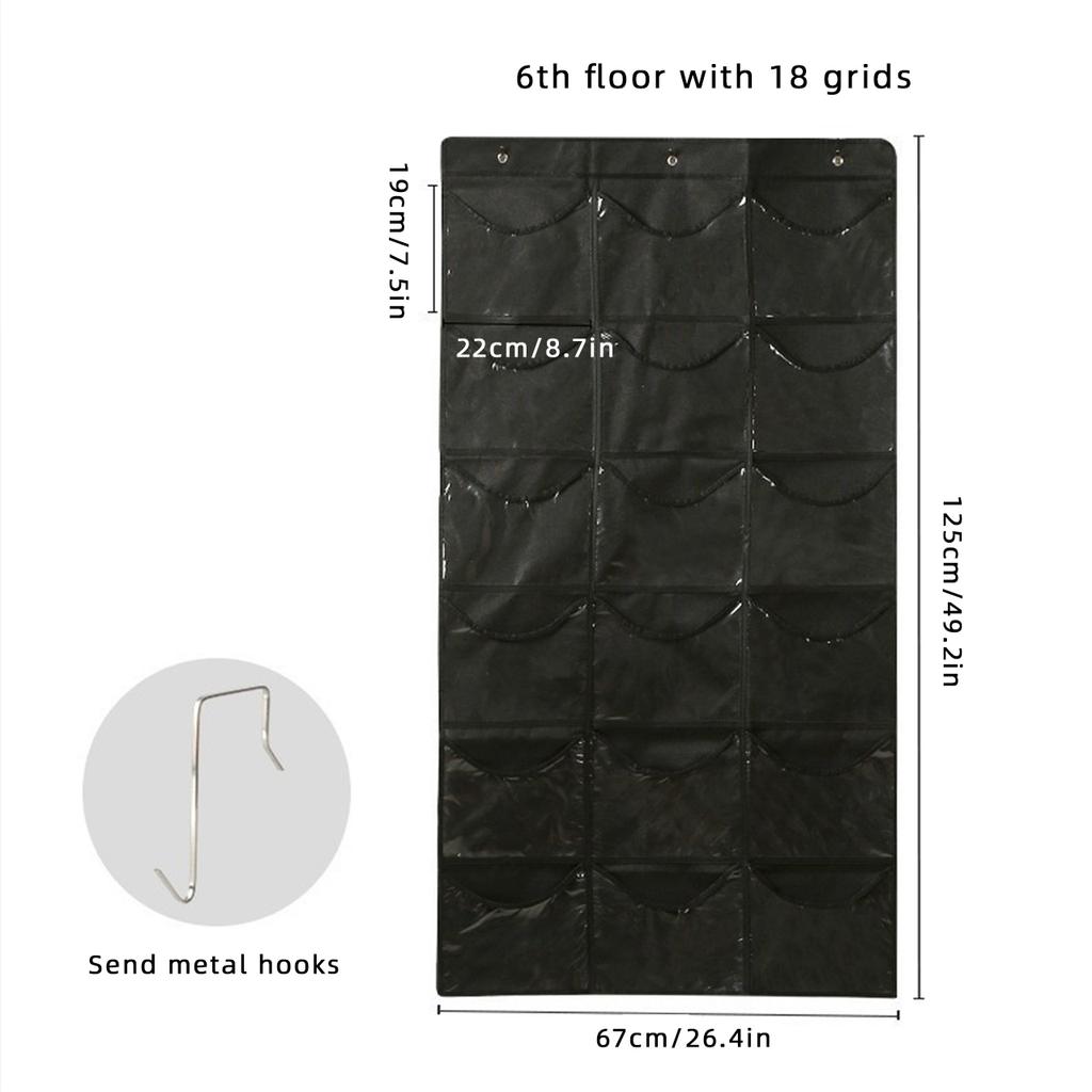 24/18 Grids Cap Storage Rack Wall Mounted Hat Display Holder Bags Door Back Closet Hats Organizer Baseball Caps Hanger
