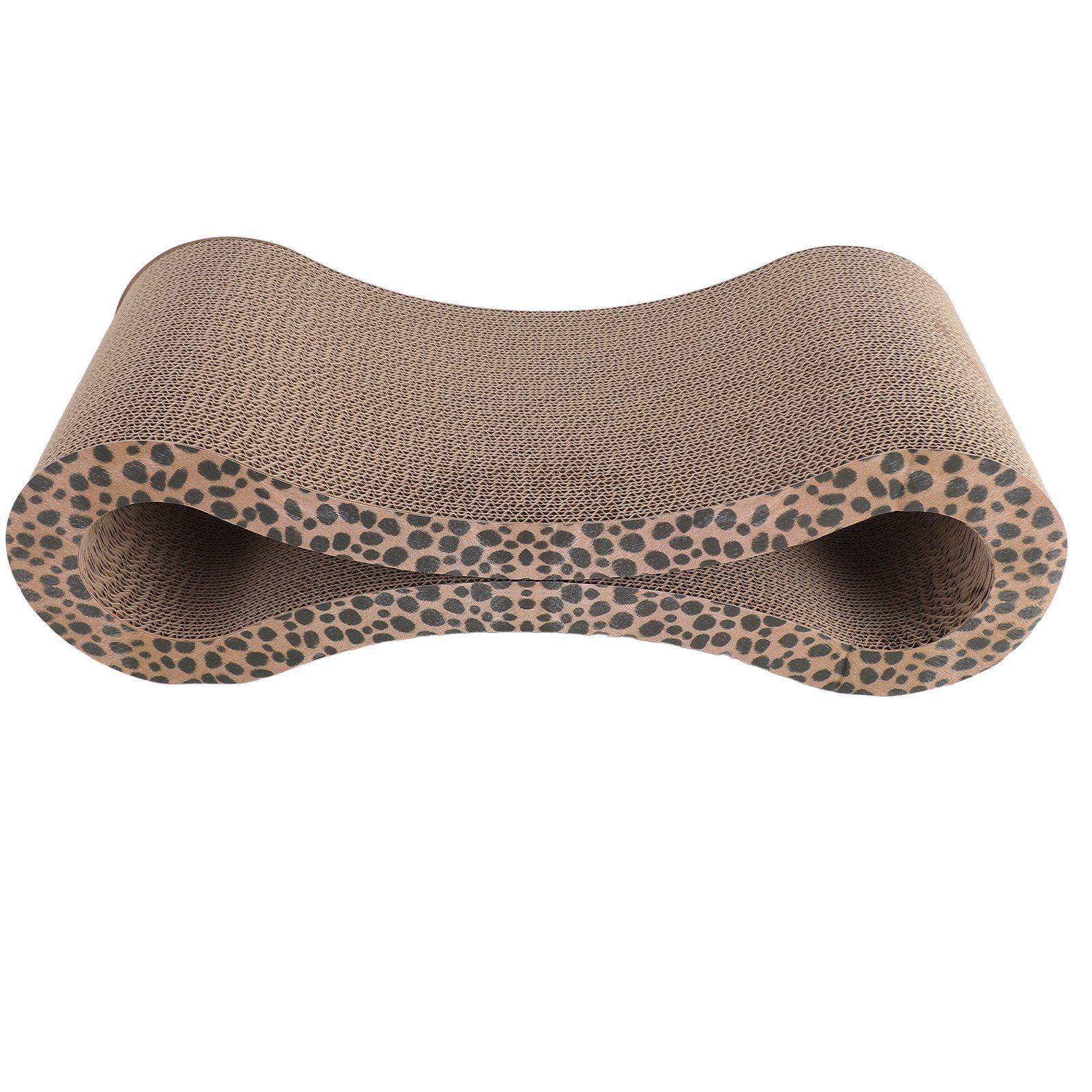 

Cat Scratcher Lounge Захист меблів Гофрокартонне ліжко для котячих подряпин Екстра товсте Ergono Leopard Color