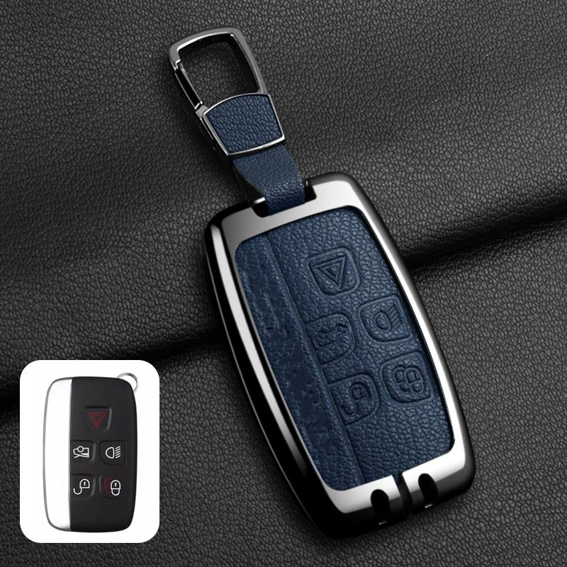 Suitable Zinc Alloy Car Key Case Cover Remote Protect Shell for Land Rover Range Rover Evoque Discovery Sport Velar Accessories