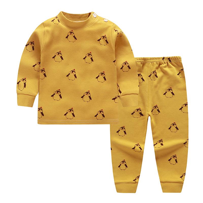 2025 Kids' Pure Cotton Underwear & Pajama Set for Boys & Girls - Autumn Wear