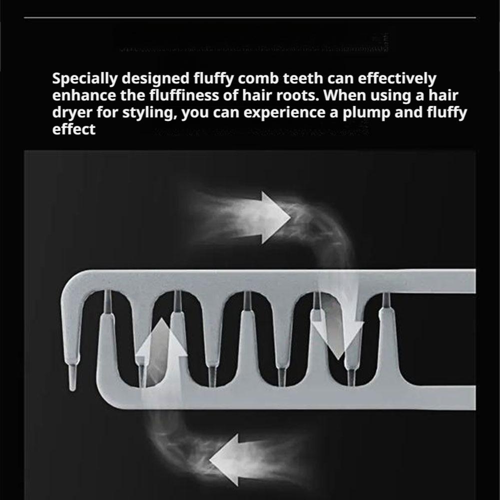 Shaped Straight Hair Comb Plastic Detangle Hair Styling Comb Folding DIY Hair Straightener Salon hair styling tool