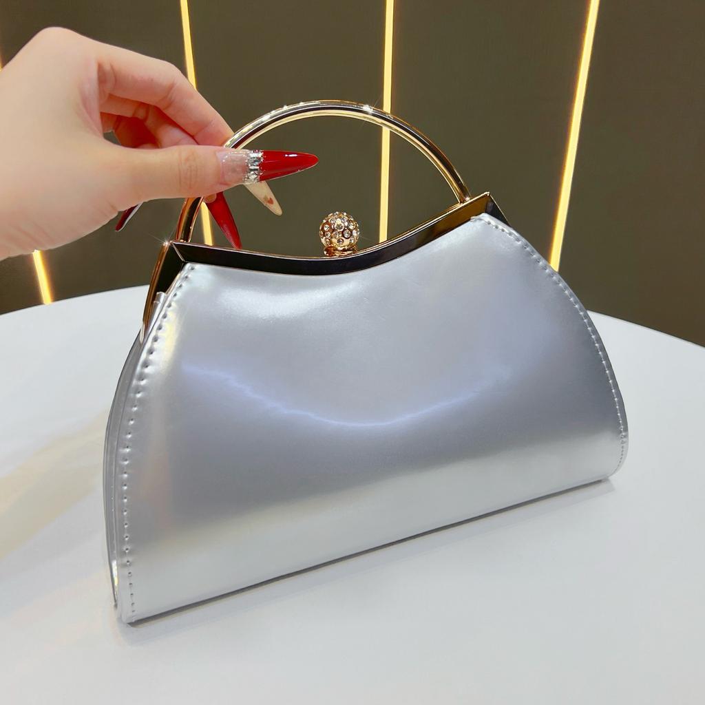 Borsa a mano, Borsa da sera alla moda ed elegante, Borsa a tracolla da portare al braccio, Borsa da donna, Borsa a tracolla