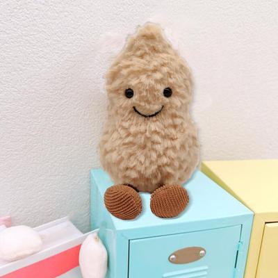 Erdnuss Plüsch Puppe 16cm Erdnuss Plushies süße Schlüsselanhänger Tasche Dekoration Geburtstag