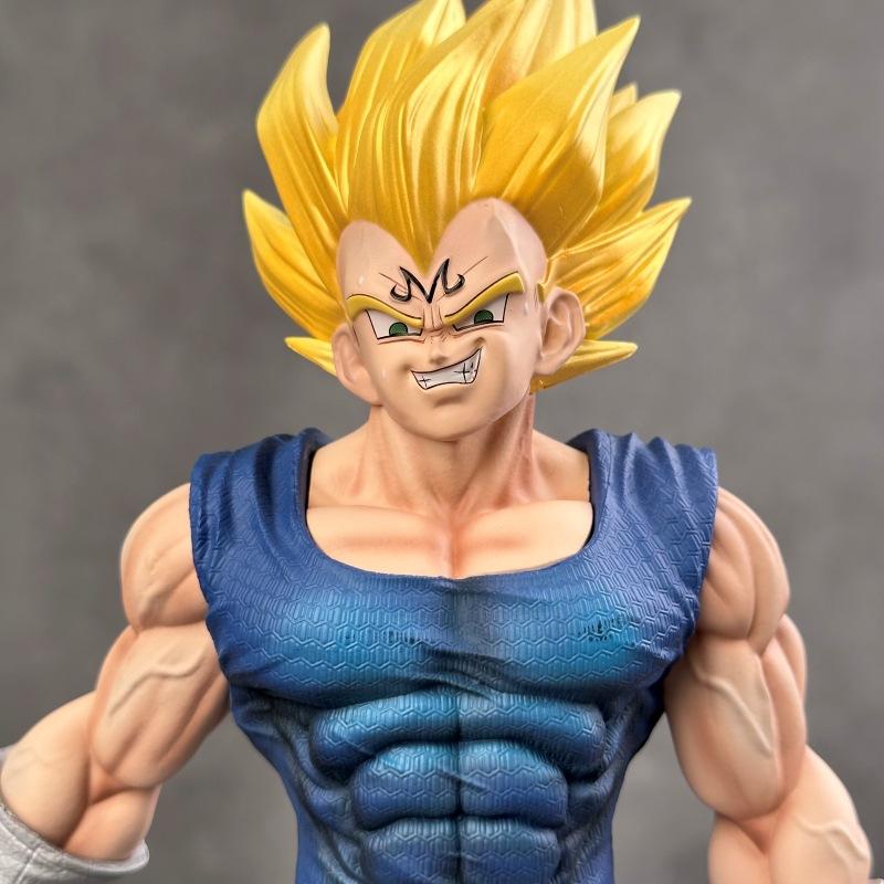 JT Toy Dragon Ball Vegeta Anime Figure Majin Vegeta Figurine Super Saiyan Bejita Model PVC Statue Collection Desk Decor Gift Toy