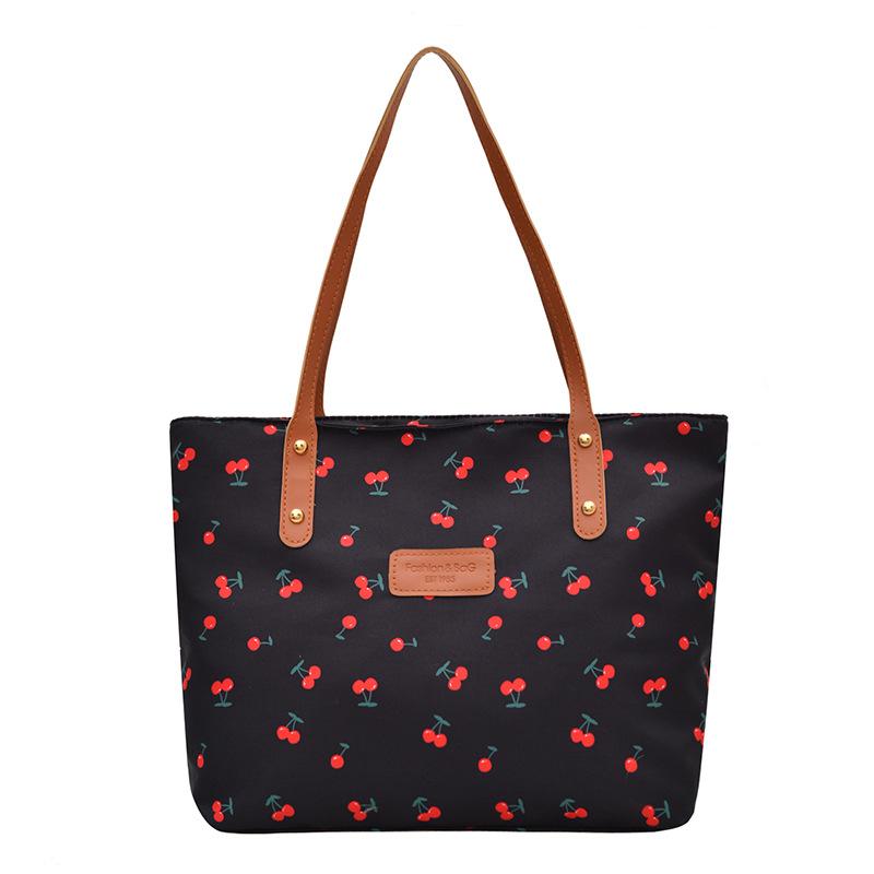 Borsa a Tote Capiente per Pendolari, Borsa a Mano alla Moda ed Elegante, Borsa a Spalla Singola Stampata