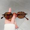 Men Women Fashion Small Oval Sun Glasses Trendy Stylish Eye Protection Sun Glasses Classic Outdoor UV400 Shades Eyewear