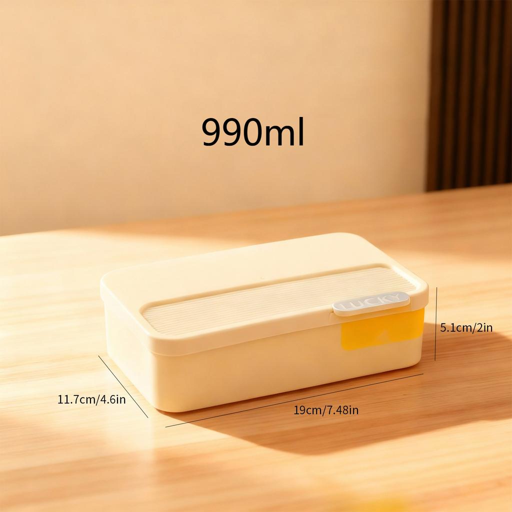 Reusable Plastic Lunch Containers Cold And Heat Resistant Portable Bento Lunch Box For Kids Students Microwave Food Storage Box