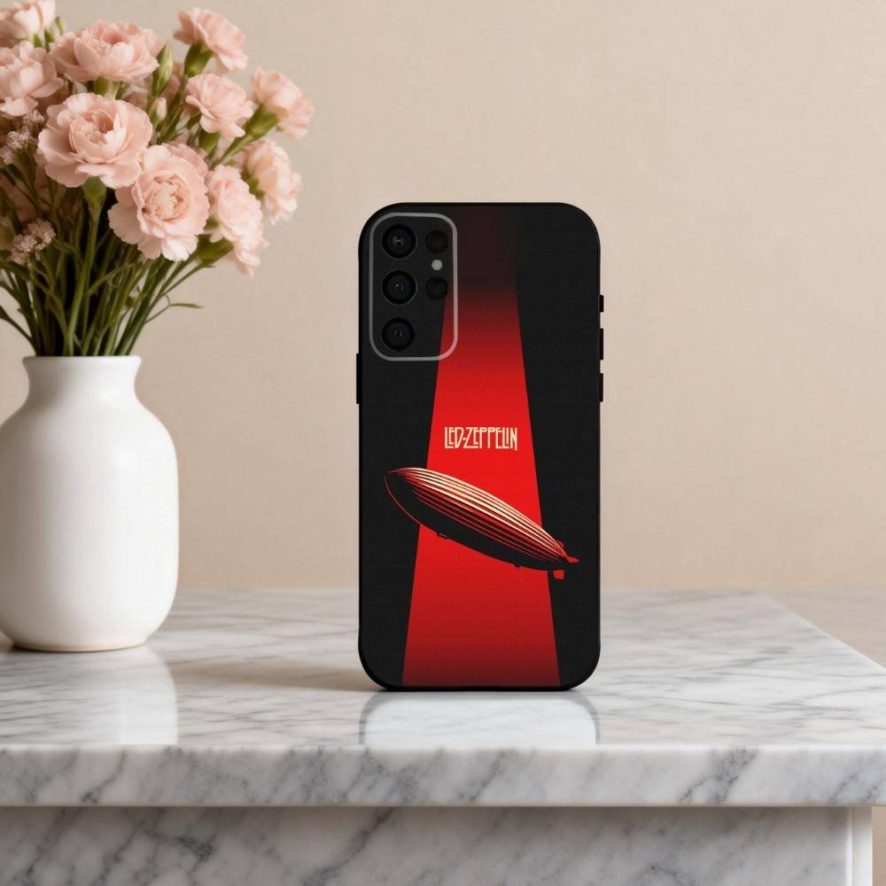 

Rockin L-Led Z-Zeppelin BAND Phone Case For Samsung S25,S24,S21,S22,S23,S30,Ultra,S20,Plus,Others Soft Black Cover Samsung S21plus