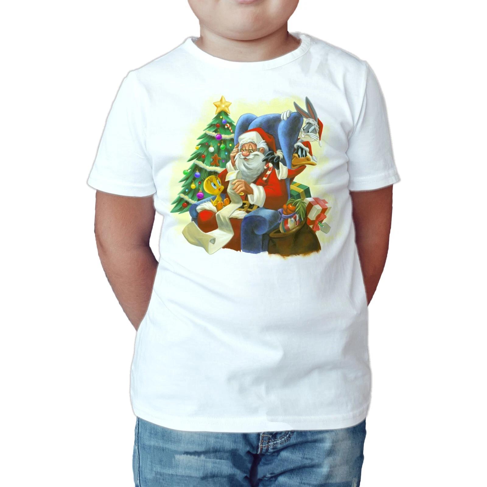 Looney Tunes Looney Tunes Xmas Santa Official Kids T-Shirt 100