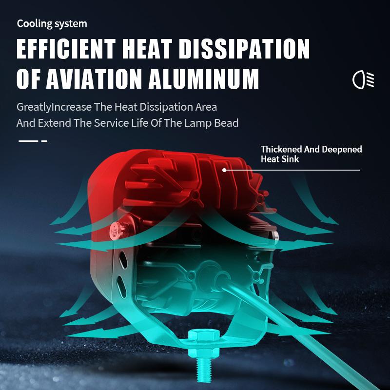 3.2 Inch Super Bright LED Spot Work Head Driving Light For Motorcycle Offroad Truck BUS ATV UTV 12V24V