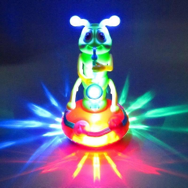 Children's Electric Dancing Wiggle Worm Light And Music Universal Sax Caterpillar Toy