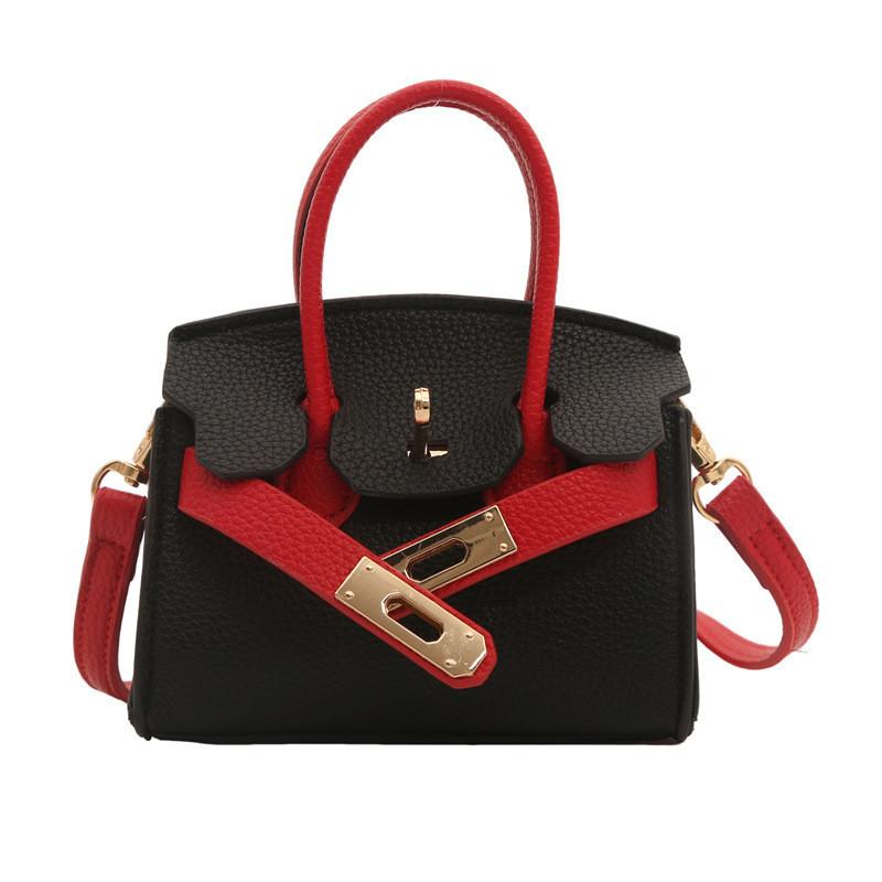 Stylish Mini Shoulder Bag For Kids Chic Solid Color Crossbody Bag For Summer Fun