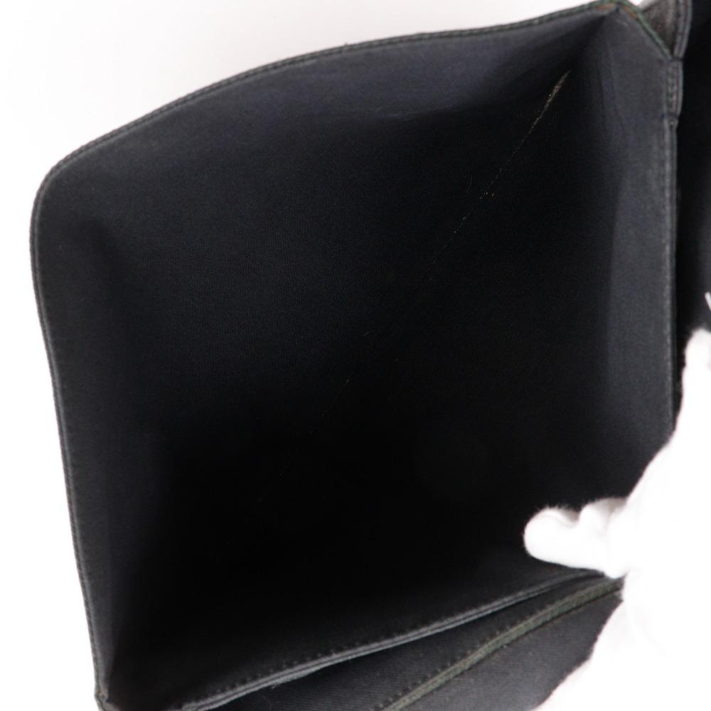 Louis Vuitton Saratov GM Shoulder Bag M30882 Noir Black Taiga Mens Used