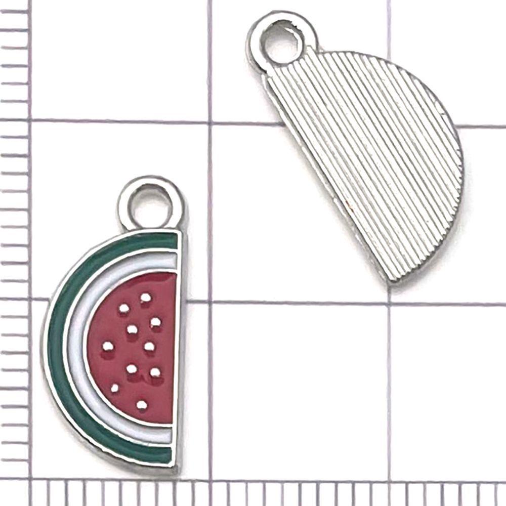 20-Piece Colorful Enamel Fruit Pendant Charms for DIY Bracelets: Strawberry, Cherry, Pineapple, and More