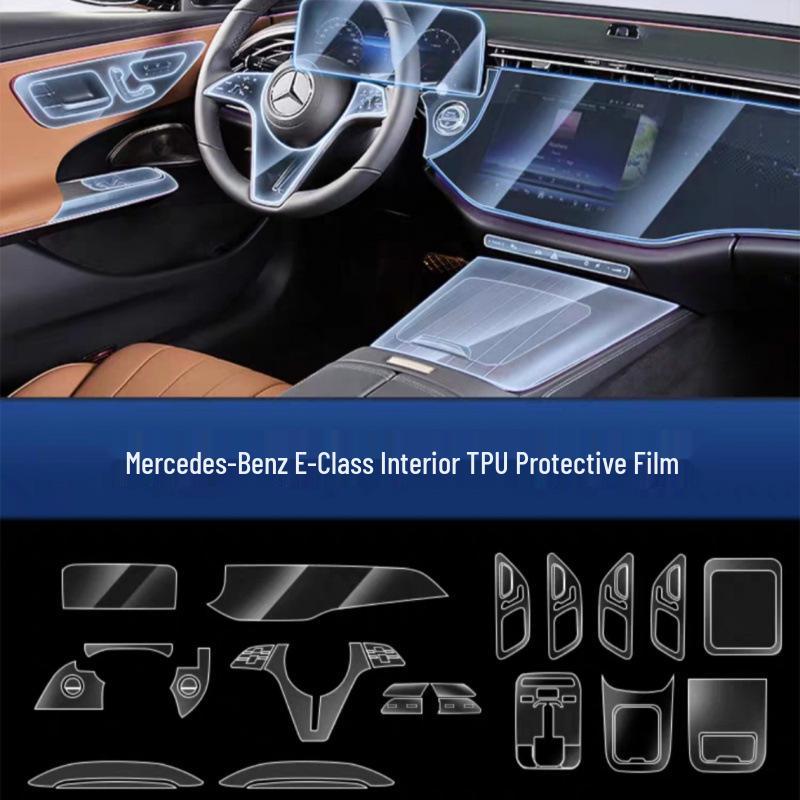 Mercedes-Benz E-Klasse 24-25 E300L/E260L Innenraumfolie Displayschutzfolie Aufkleber