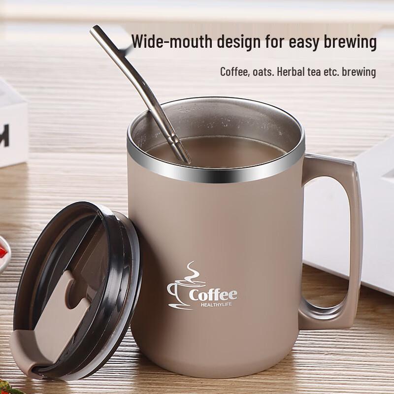 Bai Zi En Office Insulated Cup with Convenient Stand