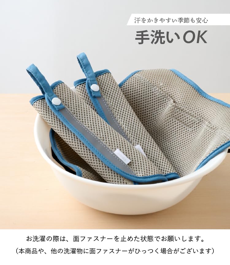 EMOCA Back Pad for School Mesh Cushion for Heatstroke Prevention Backpacks, (Ash)