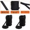 2/4Packs Double Braided Nylon Dock Lines Rope Marine Mooring Rope 3/8 1/2 Boat Ties To Dock Line 12 Inch Eyelet Boat Anchor Rope
