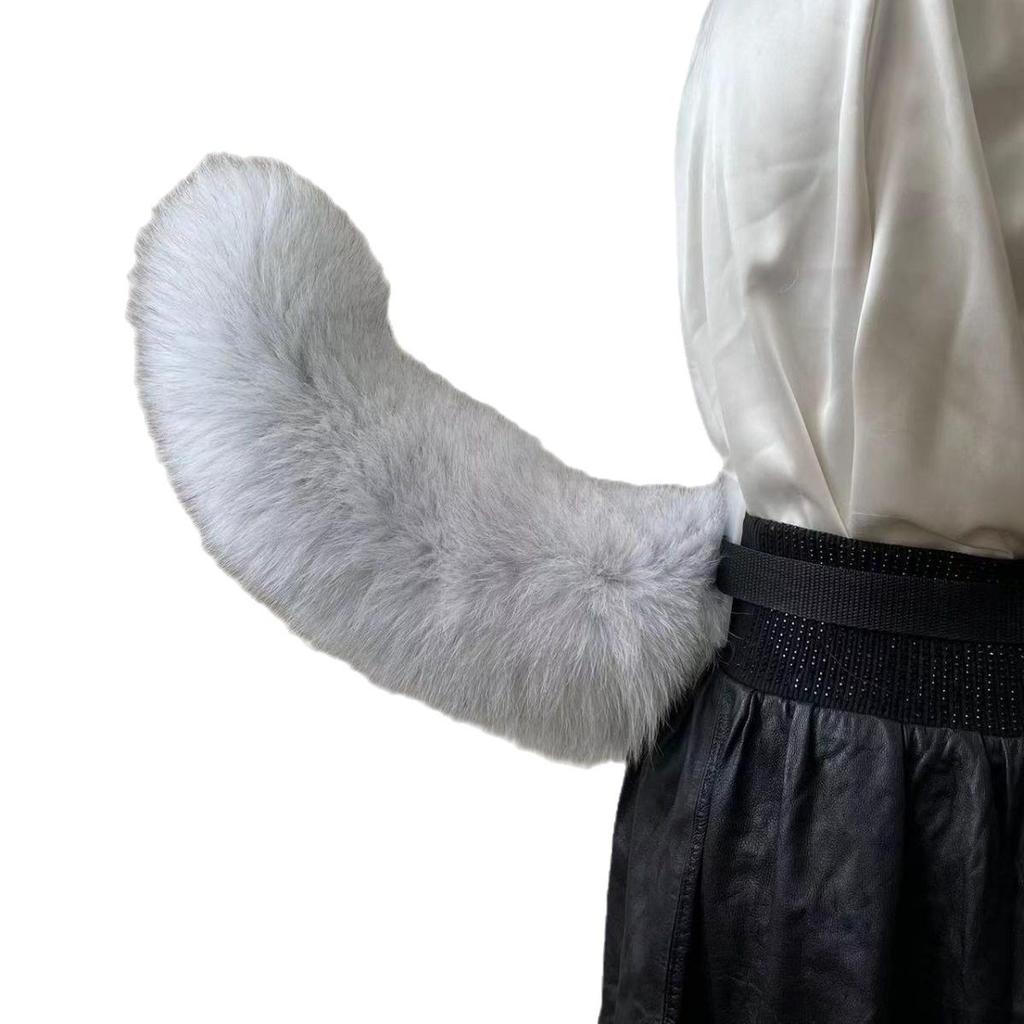 DIY liščí ocas jako rekvizita pro cosplay: Škádátko pro kočky, Dekorace na pas, Styling srsti