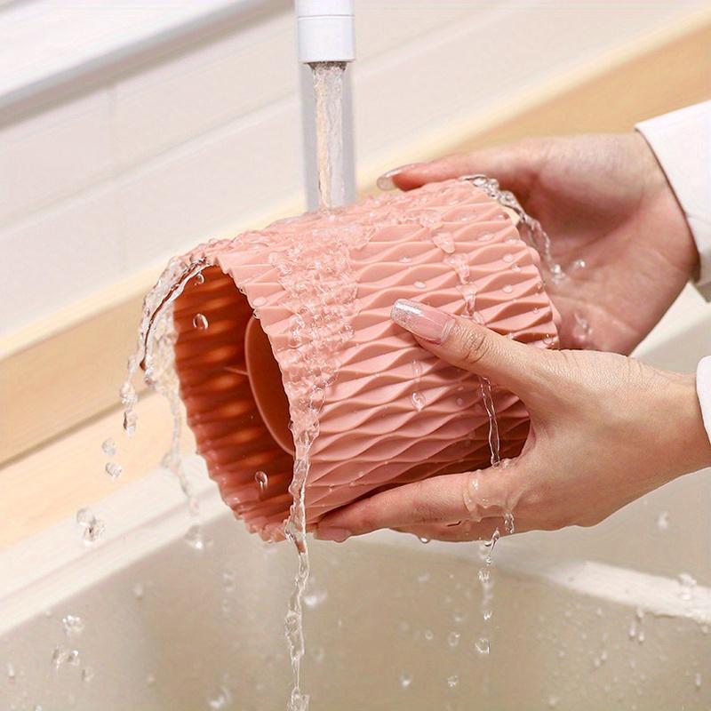11,8 x 11,8 x 11,8 cm, 1 Stück, um 360 Grad drehbarer Make-up-Pinsel- und Stifte-Organizer mit großer Kapazität, multifunktionaler Halterbecher zur Aufbewahrung von Lippenstift und Augenbrauenstift.