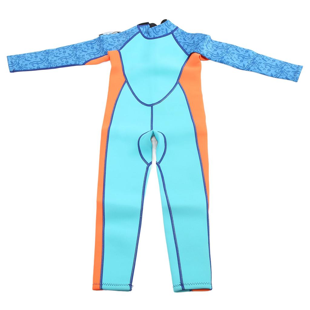 Kids Wetsuit Warm Sun Protection Long Sleeve 2.5mm Neoprene Toddler Surfing Wetsuit for Girls Boys Swimming Diving Snorkeling Size 10