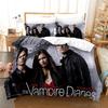 The Vampire Diaries Serie TV Figlio d'Amore Set Copripiumino HD Copripiumino Biancheria da Letto per Bambini Set Biancheria da Letto Decorazione Camera da Letto