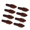 Pack of 8 Double Seal Silicone Wine Bottle Stoppers Feature Easy Pull Handle Wine Corks for Secure Preservations