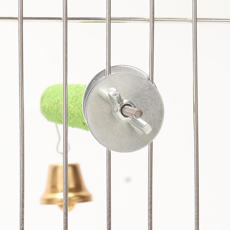 Bird Perch Stand for Cage Wooden Parrot Paw Trimmer Toys Perch Stick Durable Grinding Bird Chewing Toys Bird Accessories