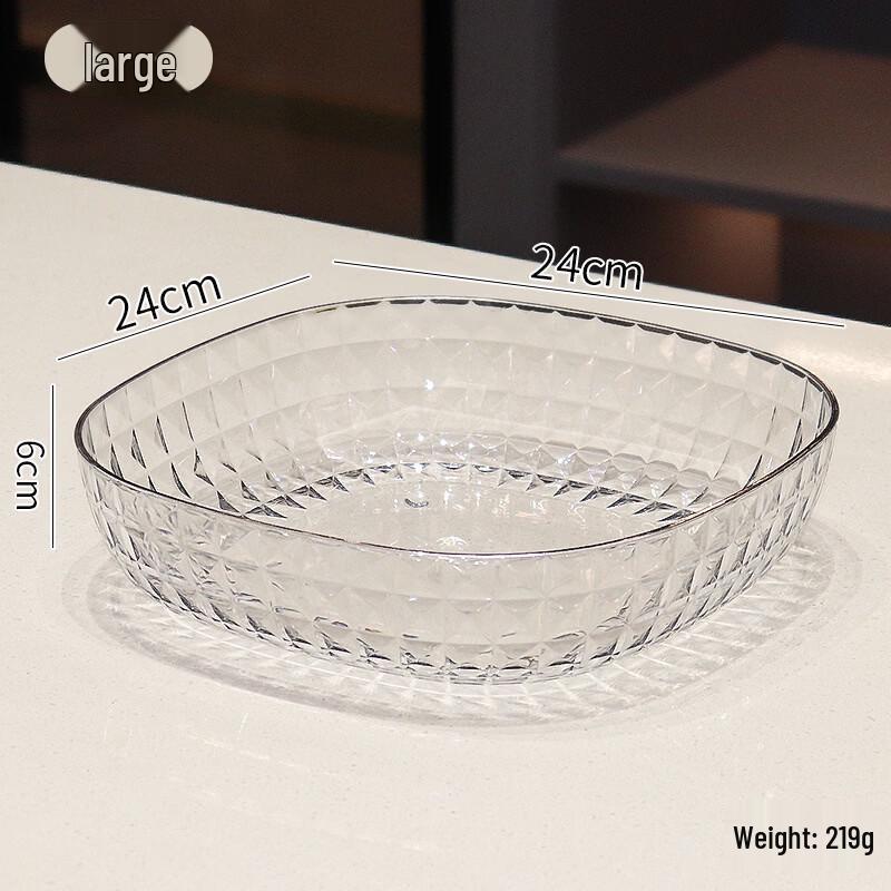 Wutuo Gold Rim Household Fruit & Snack Plate