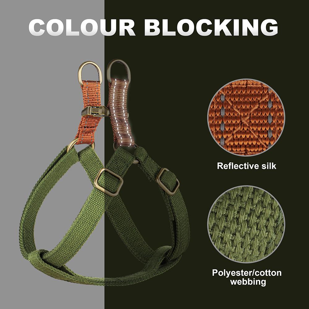 New Custom Dog Harness Reflective Nylon Dog Harnesses Vest Free Engraved Pet ID Tag Harnesses for Small Medium Large Dogs Pug