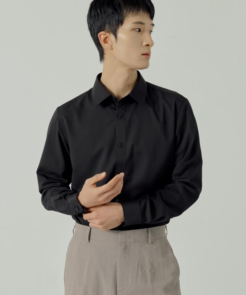 210EDIT Men'S Wrinkle-Free Freedom Shirt [Black]_Cz5Sh100