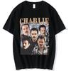 BBTHEORY Team Charlie Swan T Shirt Billy Burke Graphic Printed Tshirts Men Cotton Short Sleeve Tee Shirt Vintage Clothing