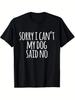 T-Shirt Y2K 1 Stück Hipster Sorry Kann Nicht