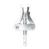 Driven Pipe Extractor with Hex Shank Hardened for Plumbing Repair