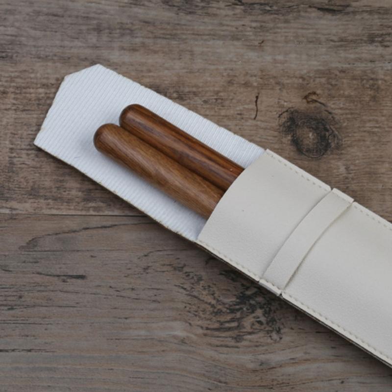 Drumstick Protective Case PU Leather Portable Drumsticks Storage Pouch Waterproof Drum Stick Bag Easy to Carry