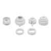 DIY Installation As Shown Thermostat Adapter Set Heating Control Adapter Rings Set Robust Material Construction