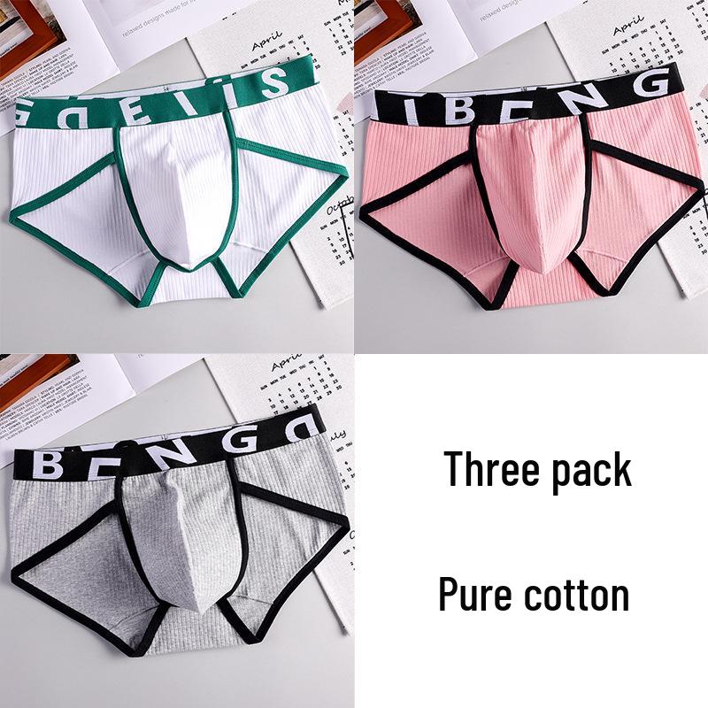 Herren Baumwollslips mit mittlerer Taille - Bequem, Trendy, Lässige Shorts