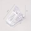10pcs Acrylic Nail Clip Transparent Gel Quick Building Nail Tips Clips Fingernail Extension UV Clamps Manicure Art Builder Tools Set