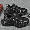 Men's Lace Up Street Sneakers Niche Thick Splicing Mixed Color Sports Shoes Arrival Vulcanization Shoes