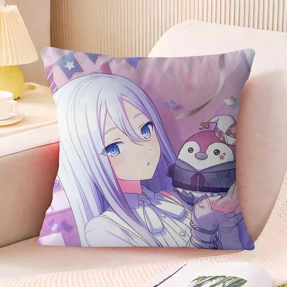 Y-Yoisaki K-Kanade Office Cushion Pillowcase Car Cushion Cover45X45CM Lumbar Pillowcase Sofa Pillowcover
