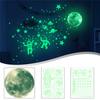 Space Glow in The Dark Wall Stickers Featuring Stars Moon Astronauts and Planets for Bedroom Walls and Ceilings Decoration