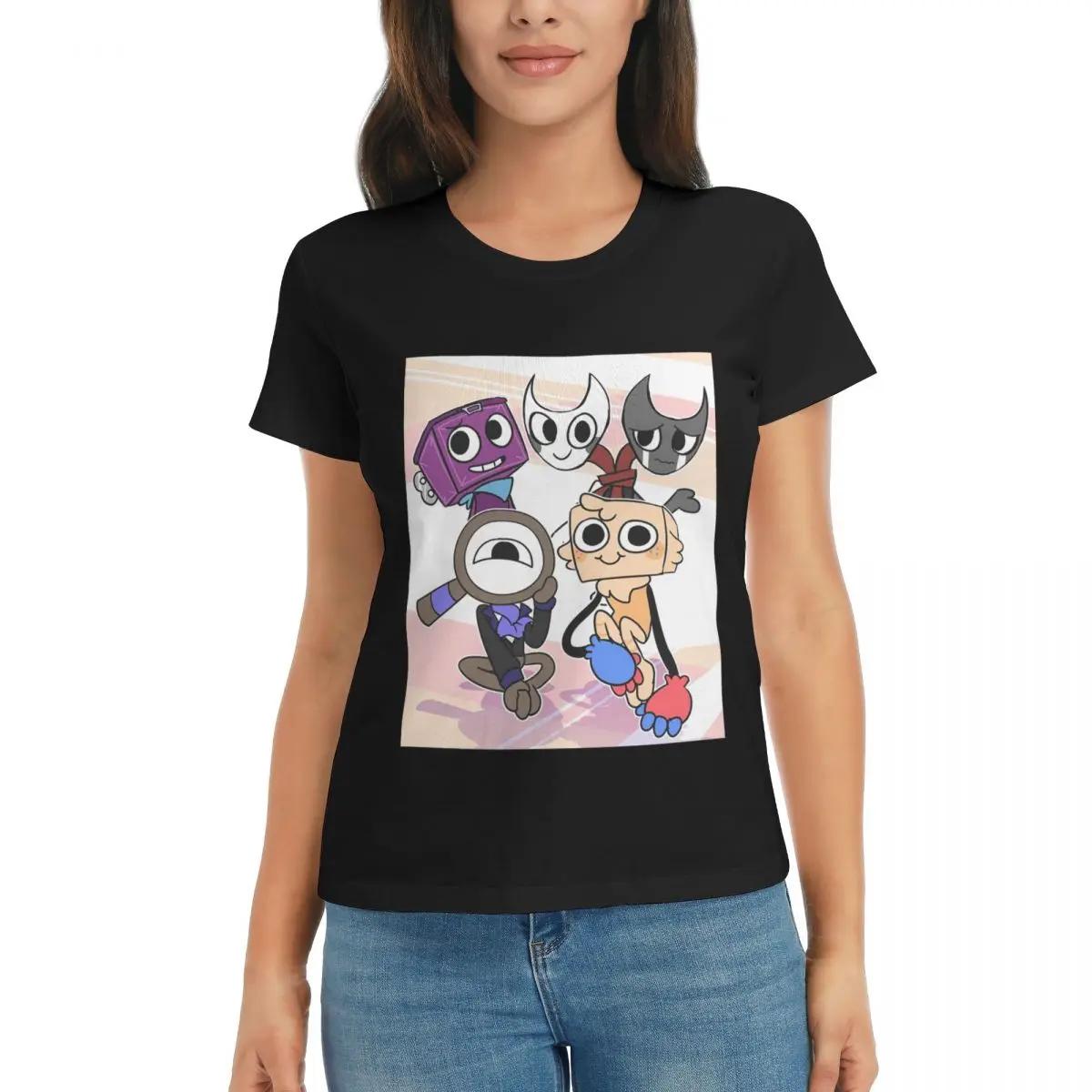 

Women TShirt Dandys World Summer Short Sleeve Tees Round Neck Cotton T Shirts Clothes Tops Streetwear 4XL