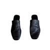 Retro Square Head Slip-On Mules Women's Summer Outdoor Wear French Casual Flat Head Sandals New 2025 Fashion Rubber Upgraded Ver