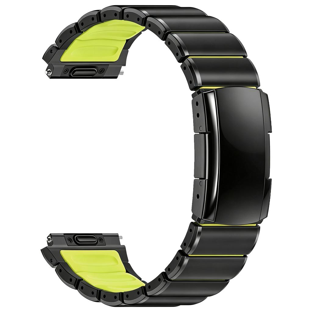 22mm Universal Watchband Silicone + Titanium Band for Huawei Ultimate 2 GT 6 Pro Runner 2 Strap for Suunto Run 2 Race S Bracelet
