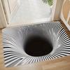 3D Optical Illusion Non-Slip Door Mat Machine Door Entryway Washable Bathroom Bedroom Camping Yoga Durable Floor Mat Laundry