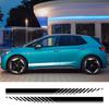 2 Τεμάχια Αυτοκόλλητα Πλαϊνών Ποδιών Πόρτας Αυτοκινήτου Για Volkswagen VW ID.3 ID3 GTX Στυλ Ριγέ Αγώνα Αυτοκόλλητα από Βινυλίου Αξεσουάρ Tuning Αυτοκινήτου