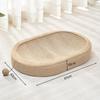 Miao Lisi Durable Oval Sisal Cat Scratching Board