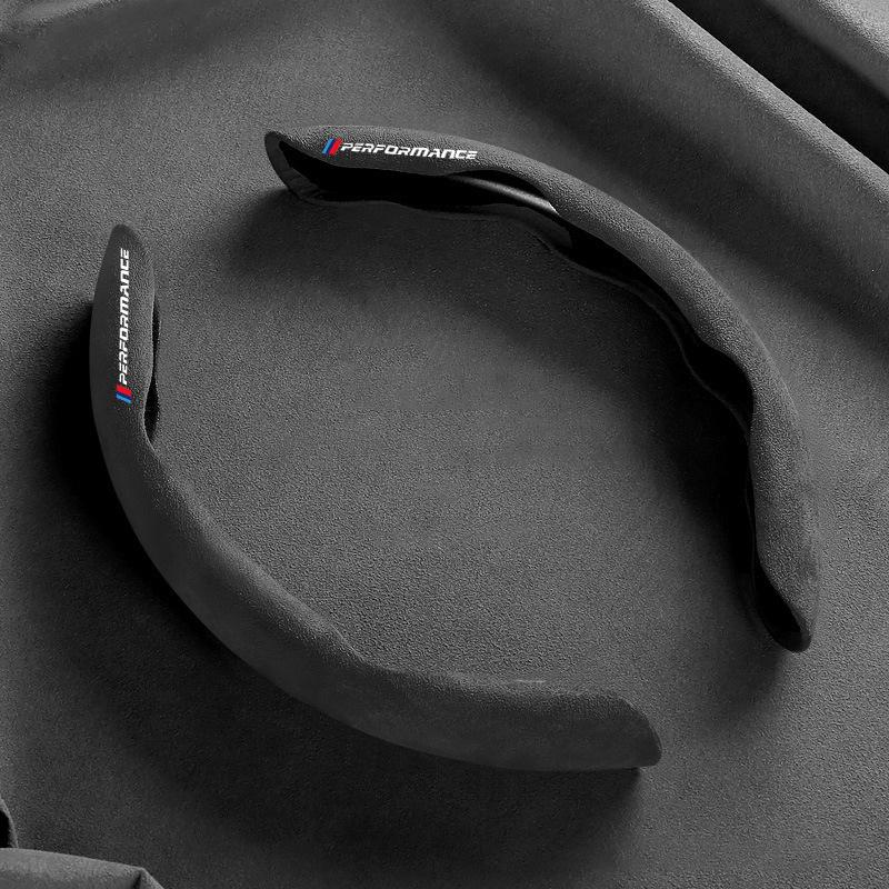 Suede Leather Car Non-Slip Steering Wheel Cover For Bmw Performance M E46 E90 F20 E39 E91 E87 E60 E93 F10 X3 E83 E61 X5 F30 G20