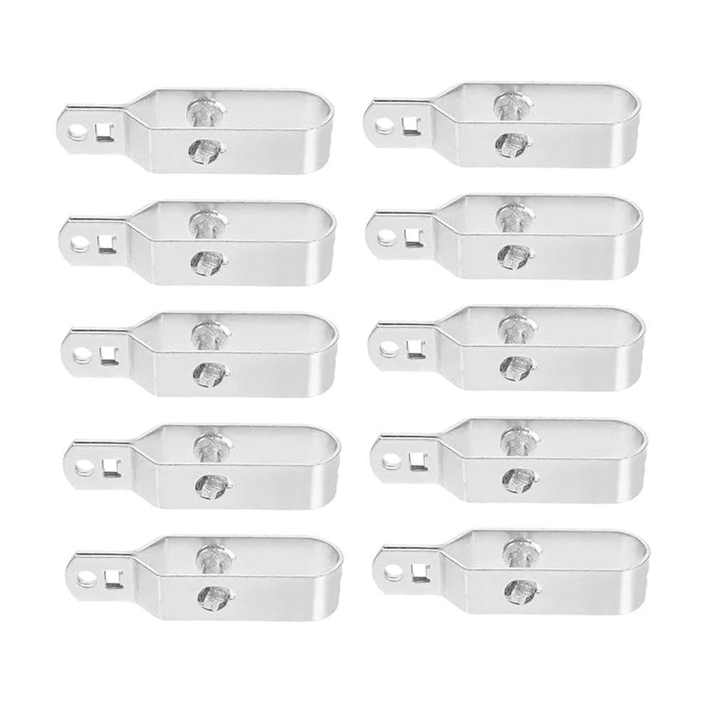 

10 шт. Оцинкованный натяжитель троса с электропокрытием, многоразовый натяжитель проволоки, натяжитель, шпалера для винограда 100#